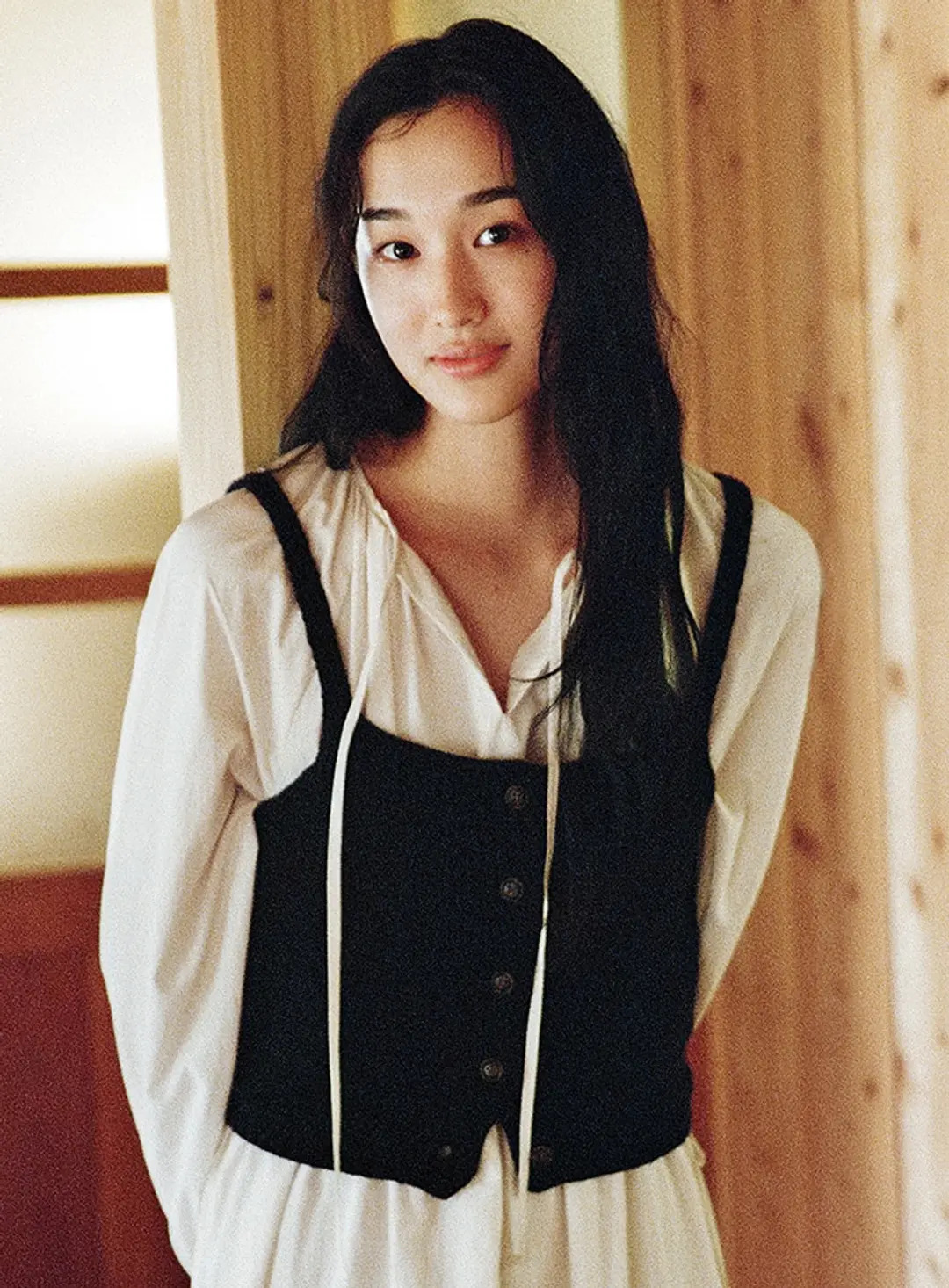 망고매니플리즈 HEN BUSTIER KNIT_NAVY 상품 이미지 2