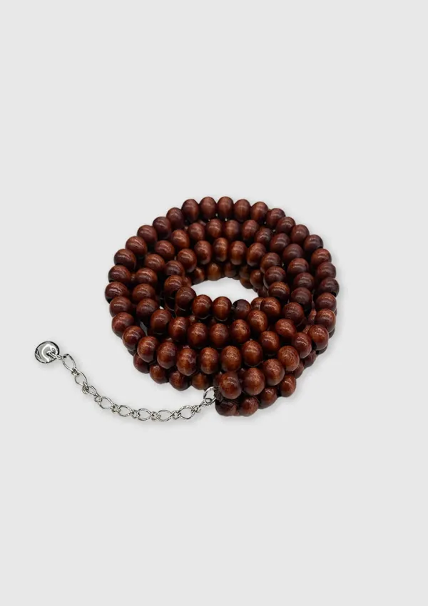 [Handmade] Wood Belt (Brown)