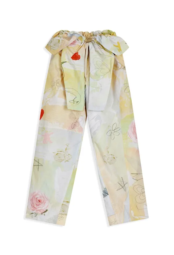 GRAPHIC WRAP PADDED PANTS, MULTI