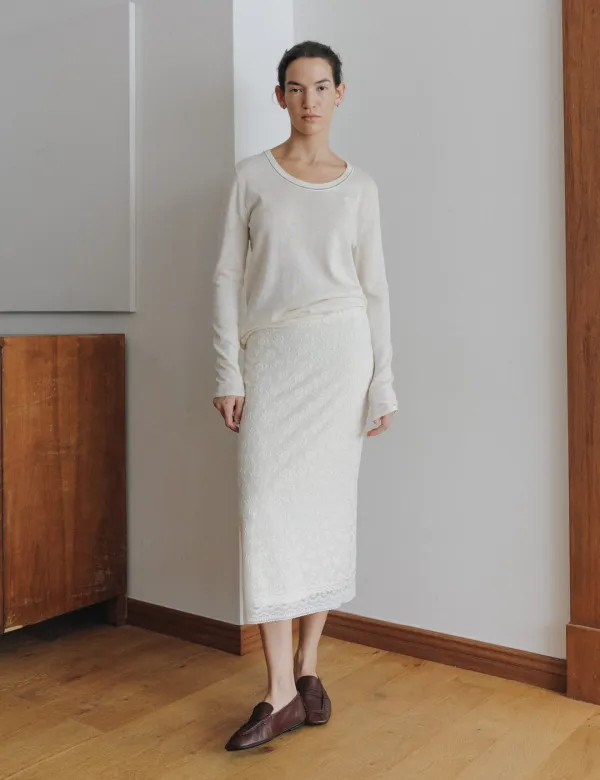 Rosalie Skirt (Cream)