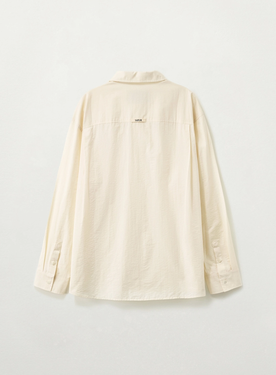 세터 Light Weight Cotton Shirt - Cream 상품 이미지 2