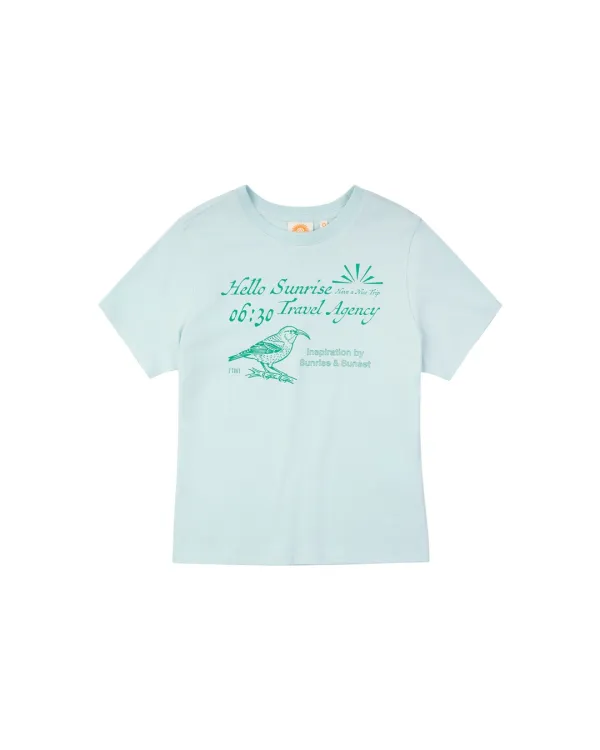 Bird Trip Tee(W)_Mint