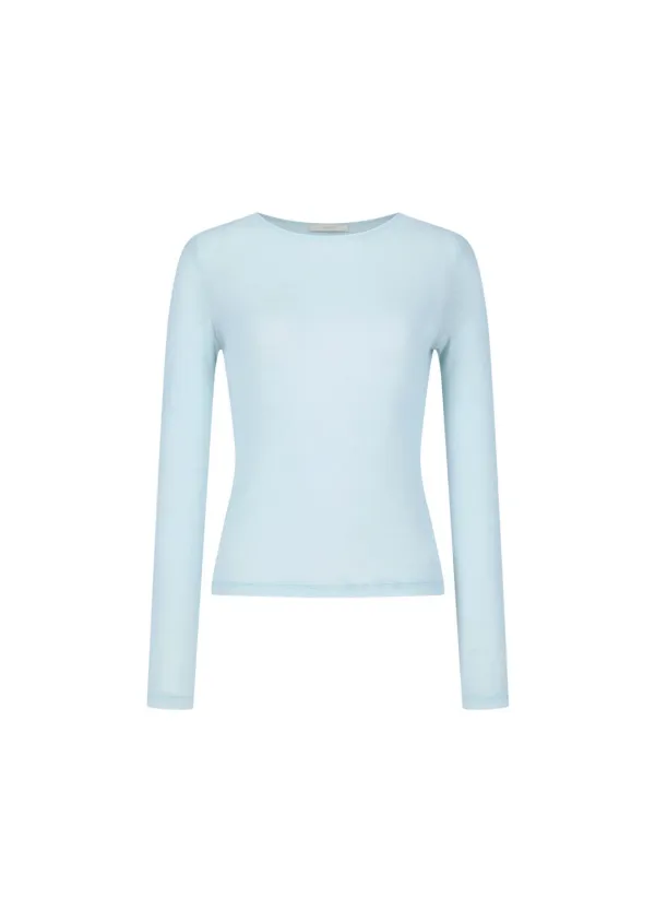 Round T-shirt, Light Blue