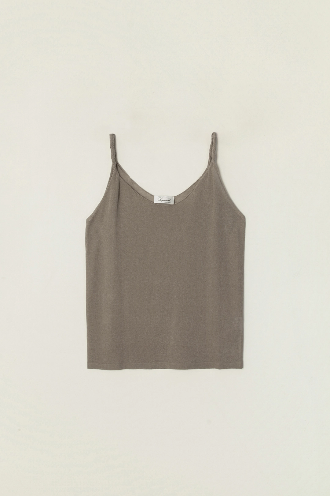 세이지먼트 ALINA TWIST SLEEVELESS_BROWN 상품 이미지 1