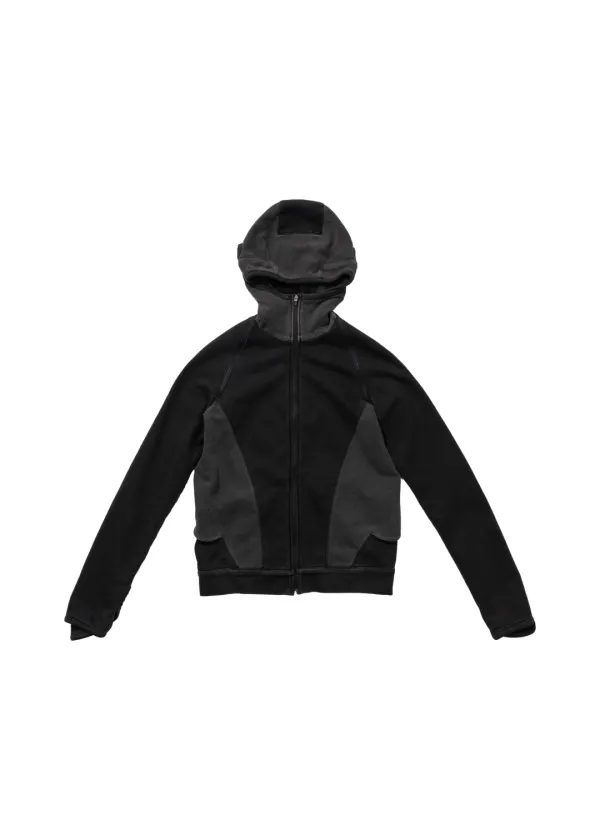 Slashed Zip Hoodie