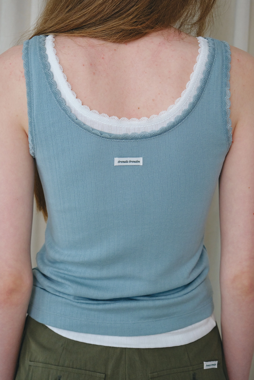 브렌다 브렌든 renee lace sleeveless - mint 상품 이미지 2