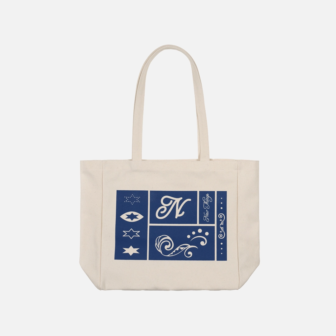 엔프프 new things canvas bag-ivory 상품 이미지 2