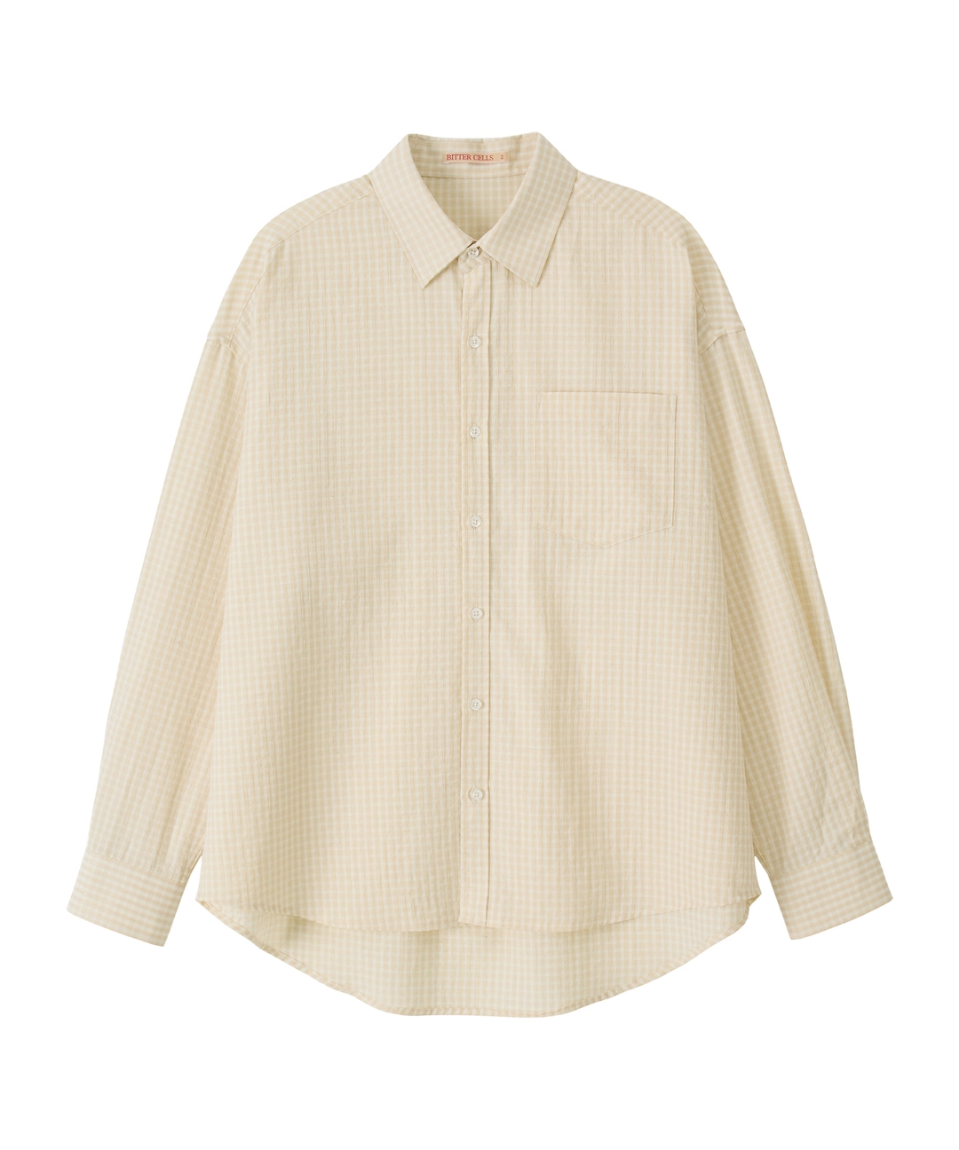 비터셀즈 Hattie Check Shirt-Yellow 상품 이미지 1