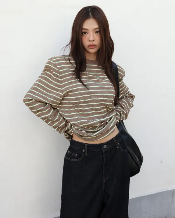 25FW kitsch vintage crinkle t-shirt