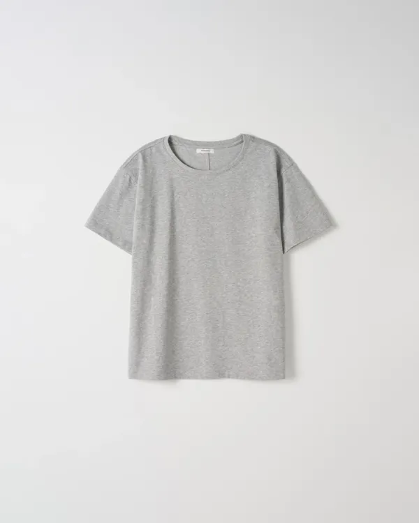 Soft Round T-shirts [GREY]