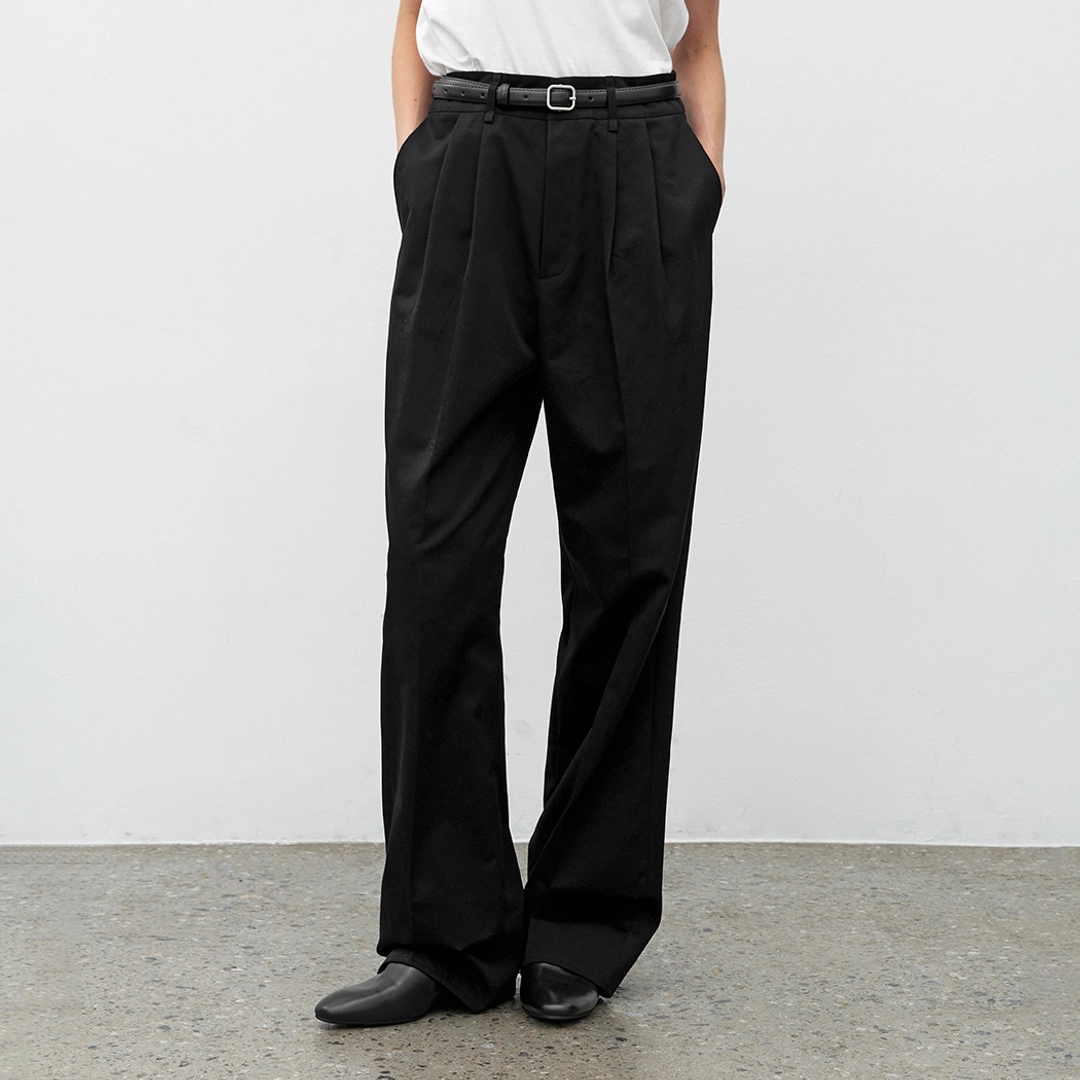 아뜰리에 나인 (Z-PT-5596)ESSENTIAL TUCK PANTS S 상품 이미지 2