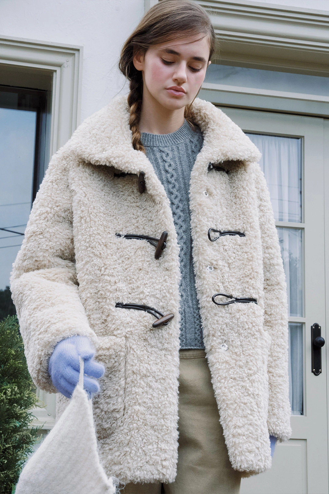 샤드라마 CLOUD SEARING FUR COAT [BEIGE] 상품 이미지 2
