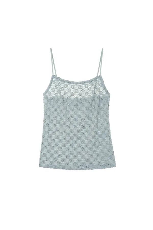 Fleur Tube Top, Dusty Blue