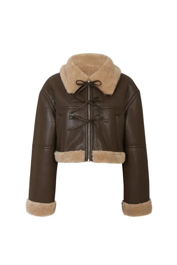 LUCY MUSTANG JACKET brown