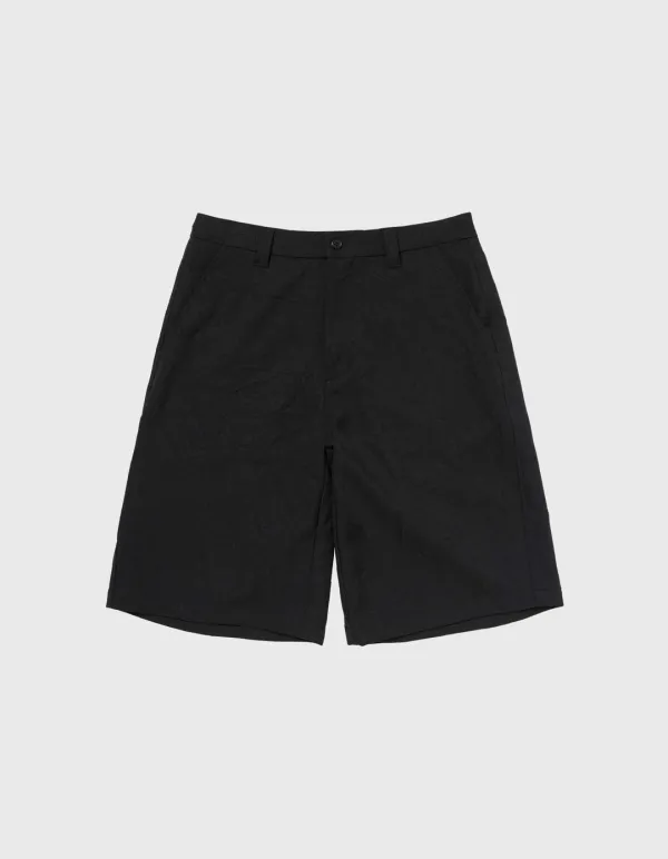 SPORT WRINKLED SHORTS / Black