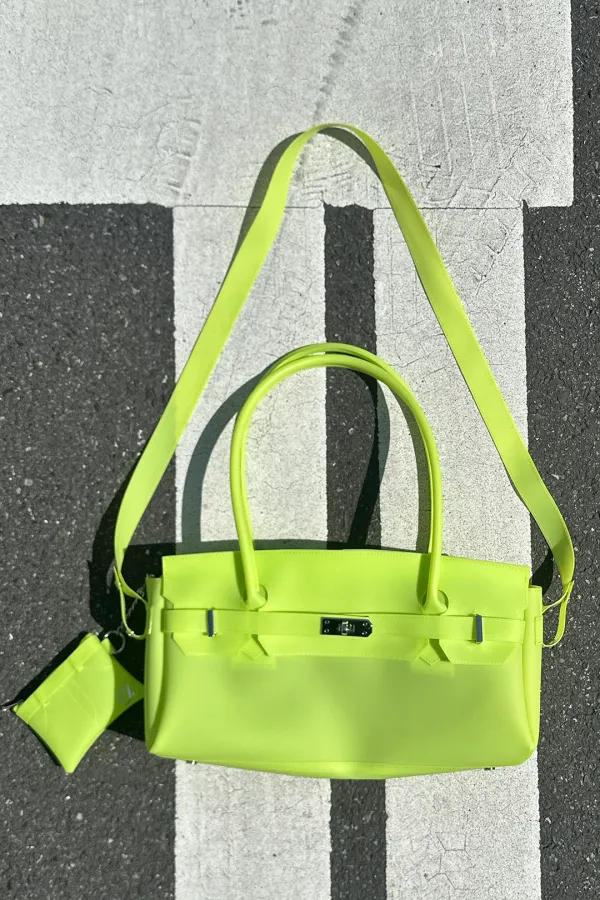 [카드지갑 증정] JELLY TWO-WAY BAG IN LIGHT YELLOW