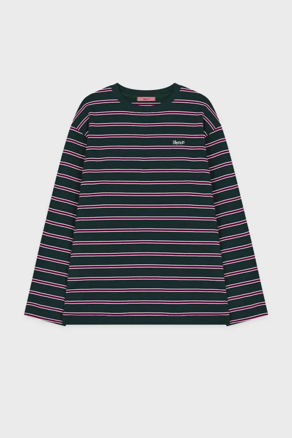 Multi Stripe Long Sleeve (Green)