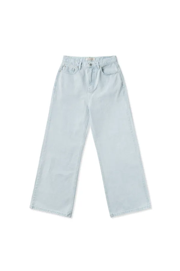 Ice wide denim