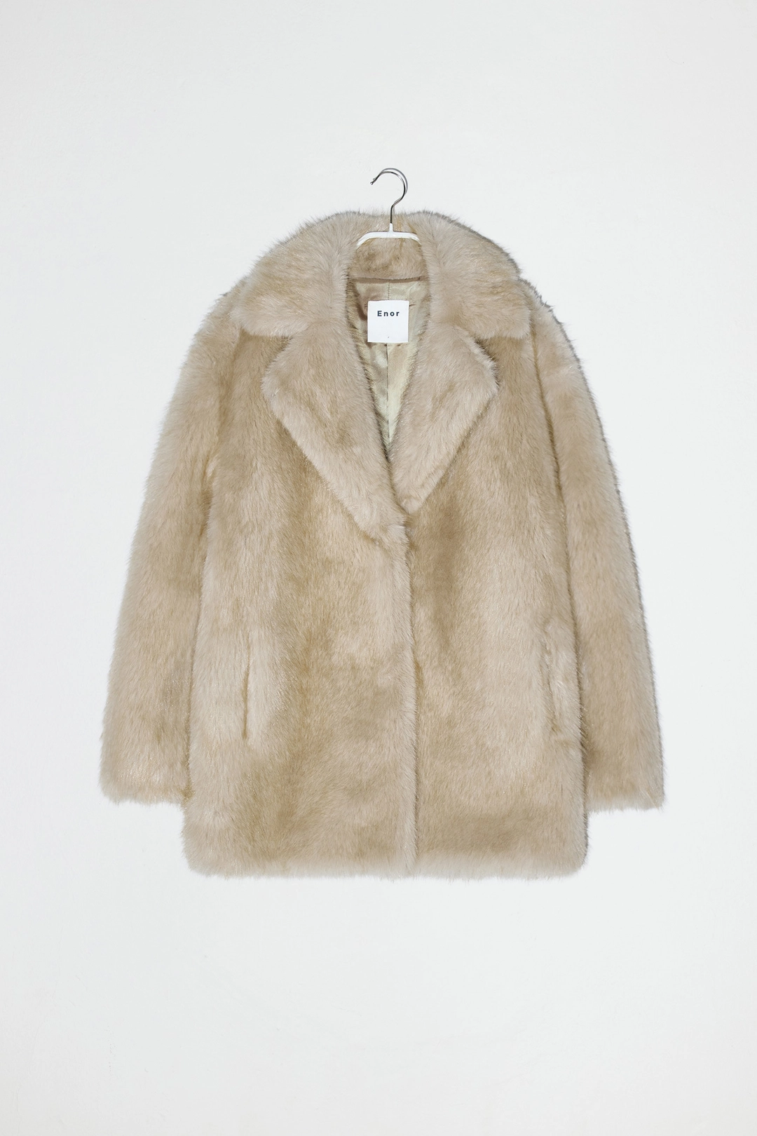 엔오르 PURE FUR COAT - BEIGE 상품 이미지 1