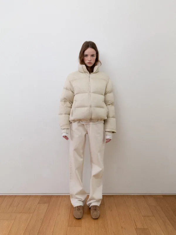LSO light down jacket_light beige