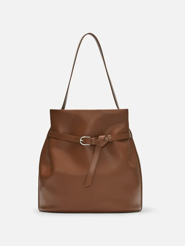 Mandu belted shoulder bag Toasted caramel
