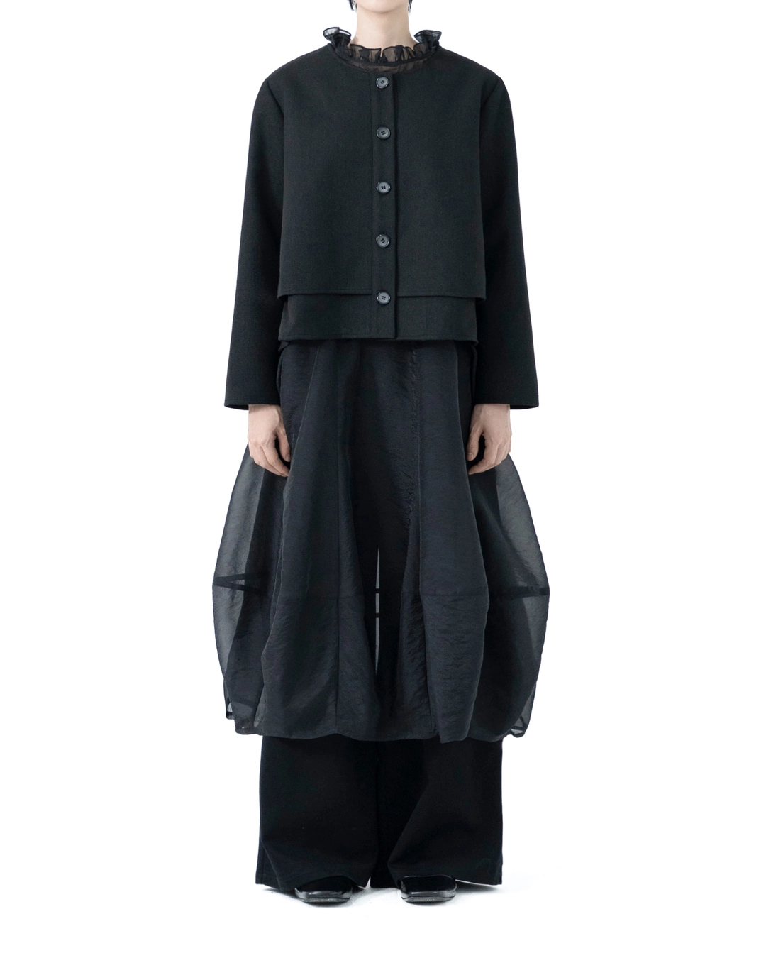 유노이아 button short cardigan (open, 단독 주문 시 선발송) 상품 이미지 2