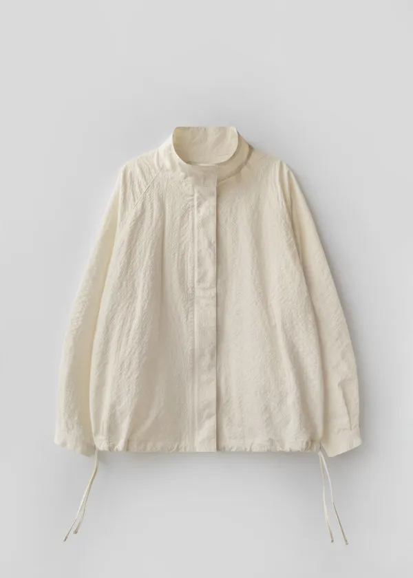 Sander check blouson (ivory)