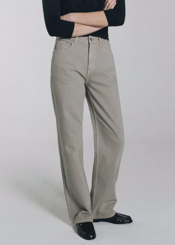 Kanto dyed pants (beige)