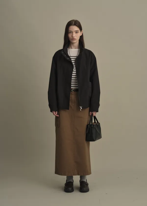 [9/18 예약배송] ROUGH HIGH-NECK JUMPER (moat black)