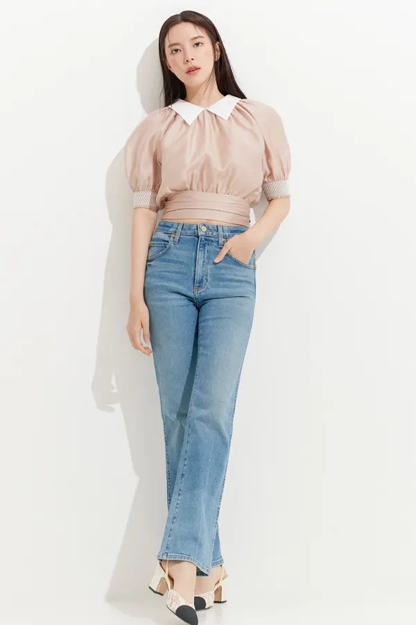 NO.9 TOP - NUDE PINK