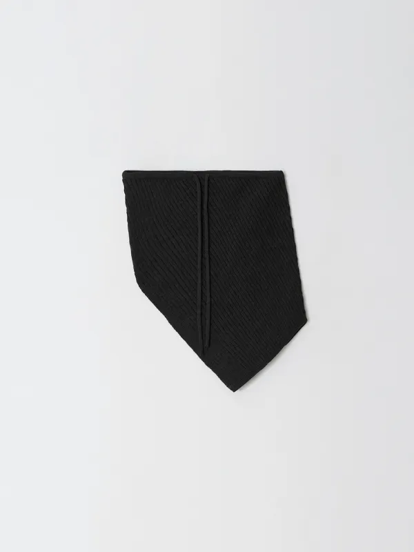 unbalance knit top (charcoal)