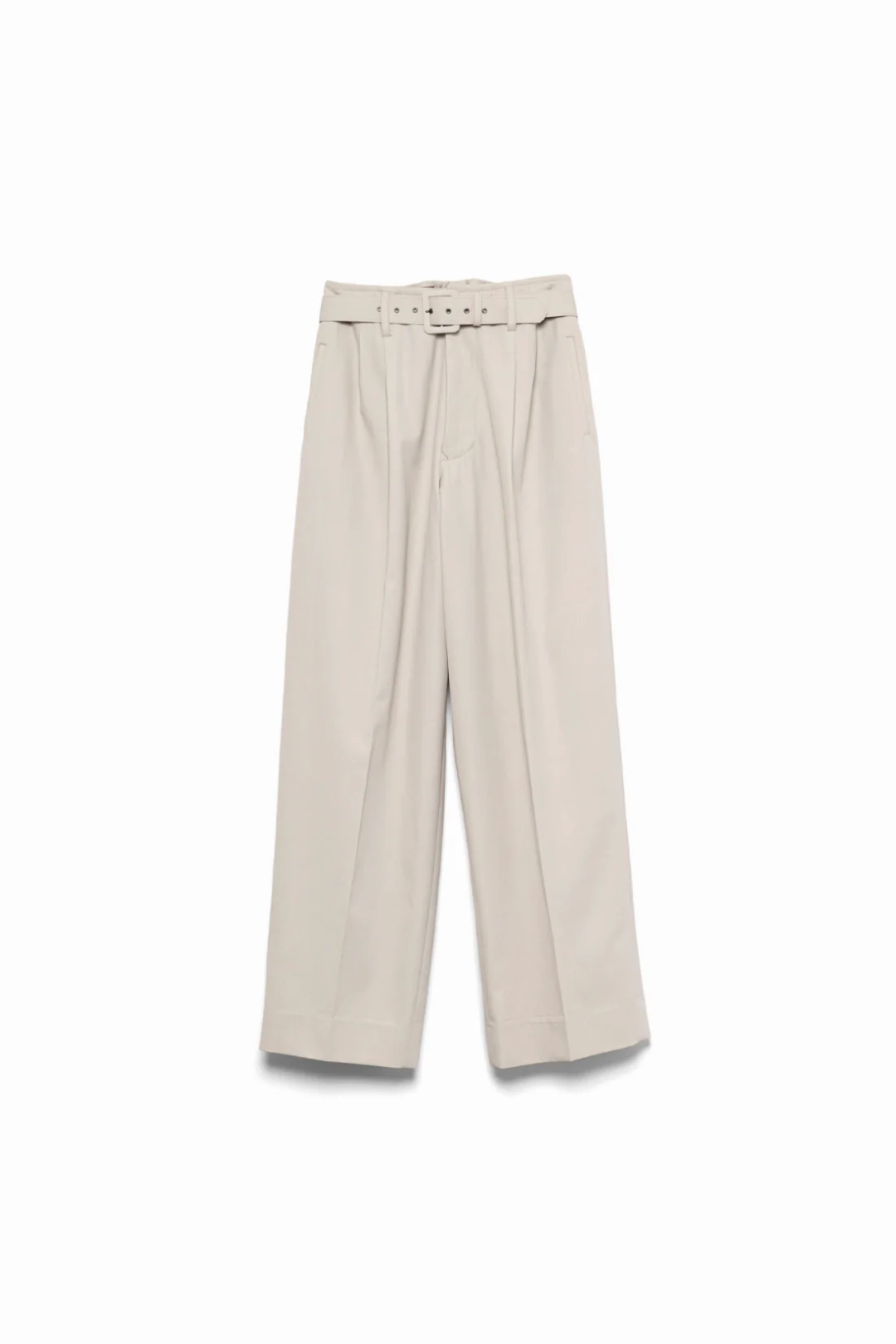 후미카우치다 Twill Belted Trousers 상품 이미지 1