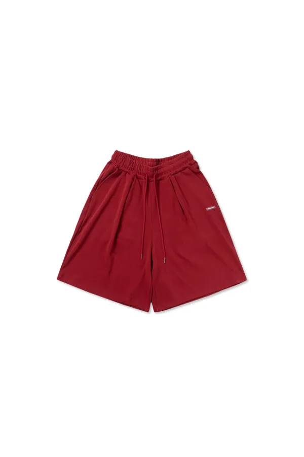 Cozy sweat shorts_red
