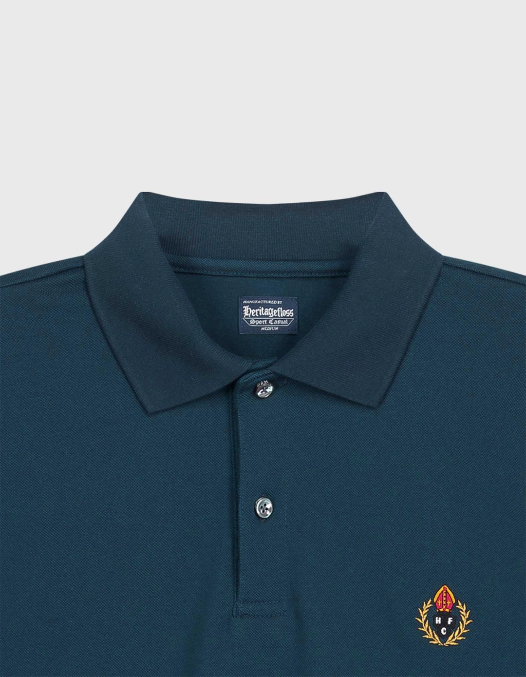 헤리티지플로스 CREST PIQUE SHIRT / Navy 상품 이미지 2