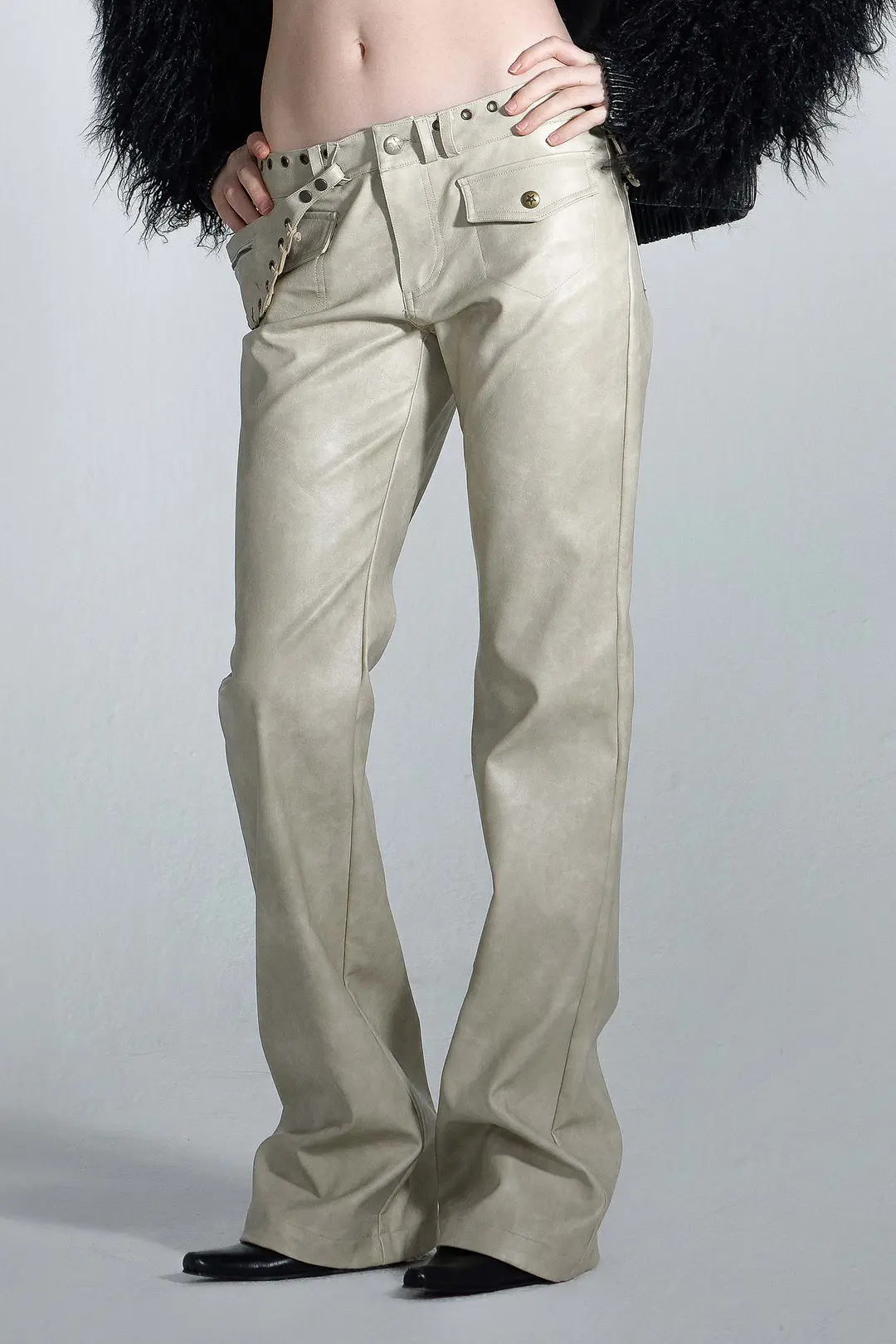 스컬프터 Western Fanny Pack Pants Raw 상품 이미지 3