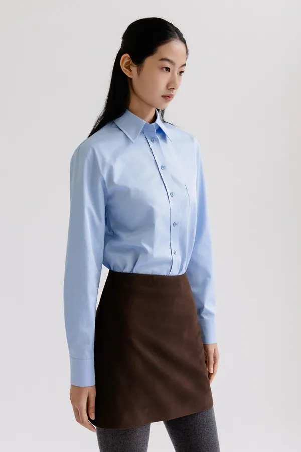 NO.35 SKIRT - DARK BROWN