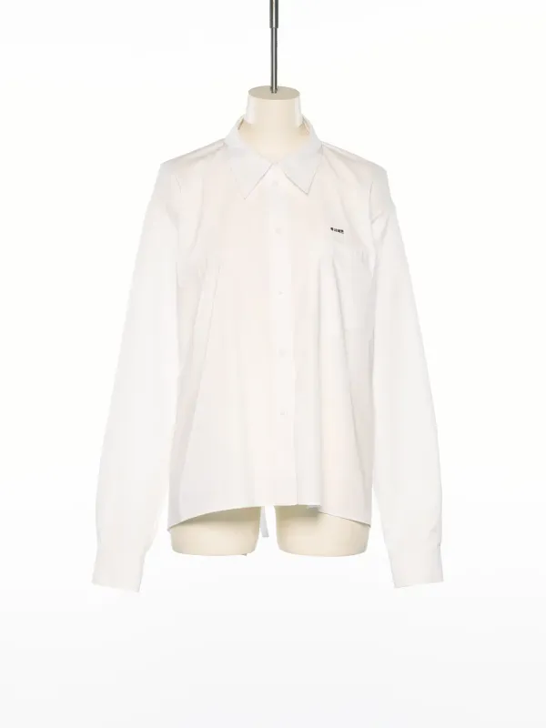 PS25 WHITE SQUARE SHAPE SHIRT
