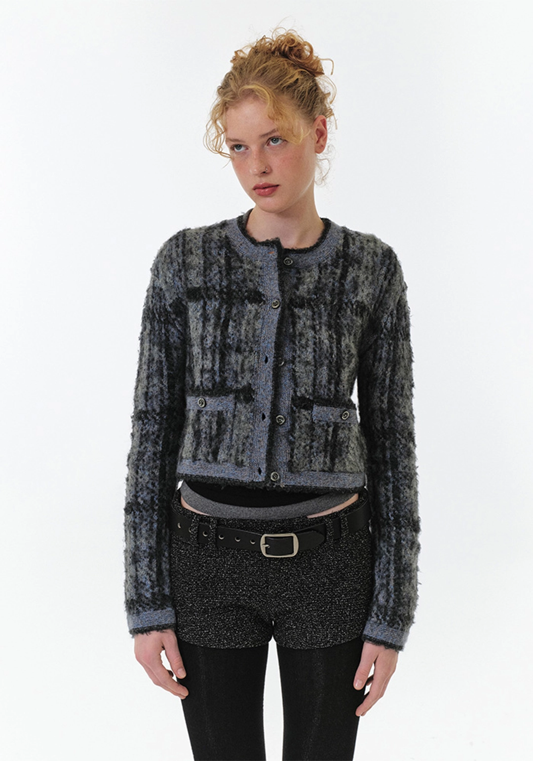 그로브 EMILY CHECK CARDIGAN 상품 이미지 2
