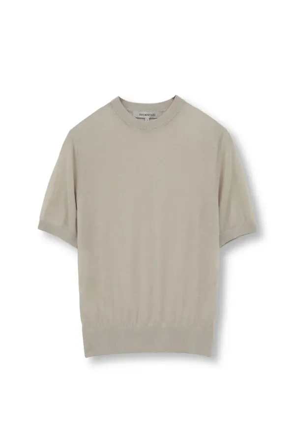 W Essential Half Knit, Beige