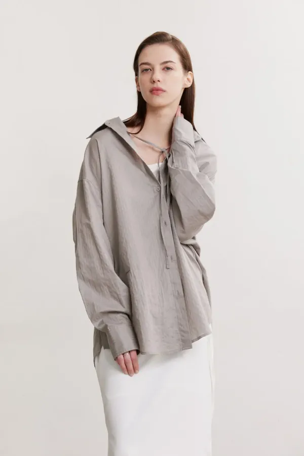 OVERSIZED SHIRT (GREY)