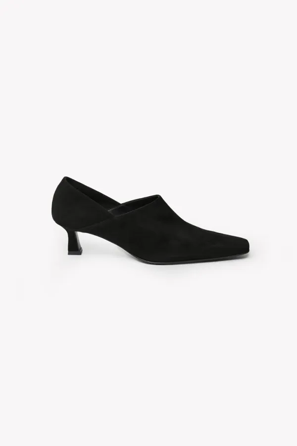Rinel Suede Square Toe (Black)