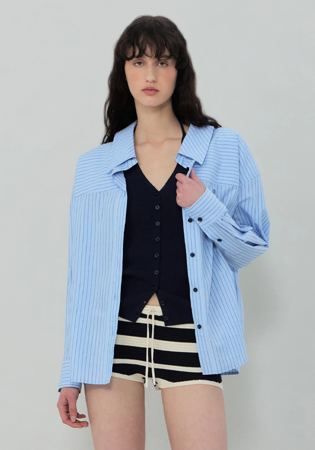 그로브 BAYLOR STRIPE SHIRT [3COLORS] 상품 이미지 2