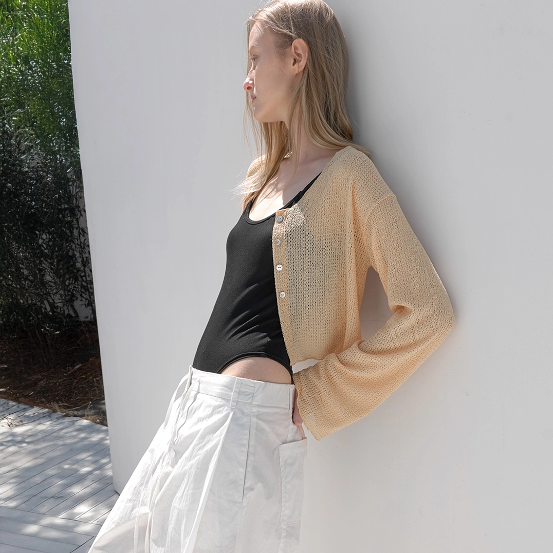 아뜰리에 나인 (CD-2269)EMBO LACE COVER-UP CARDIGAN 상품 이미지 2