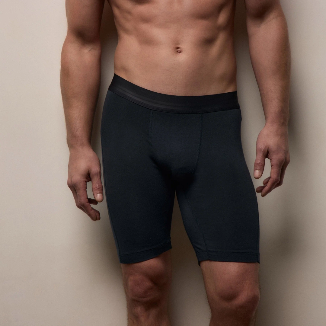 제임스펄스 Elevated Lotus Sport Boxer  Long - French Navy 상품 이미지 1