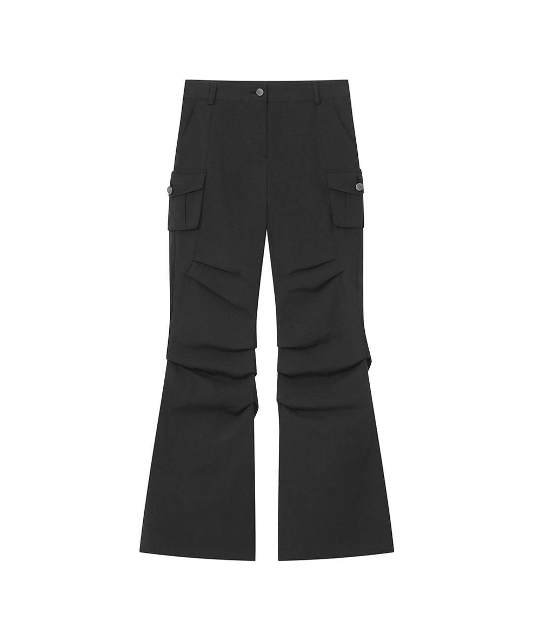 미세키서울 [Hannah X Misekiseoul] Hannah side pocket flared pants BLACK 상품 이미지 1