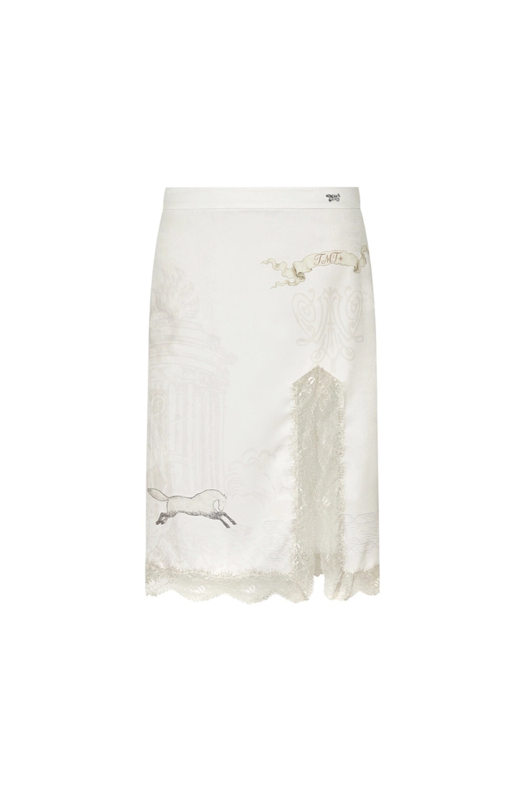 투머치택스 ORNAMENT LACE MIDI SKIRT 상품 이미지 1