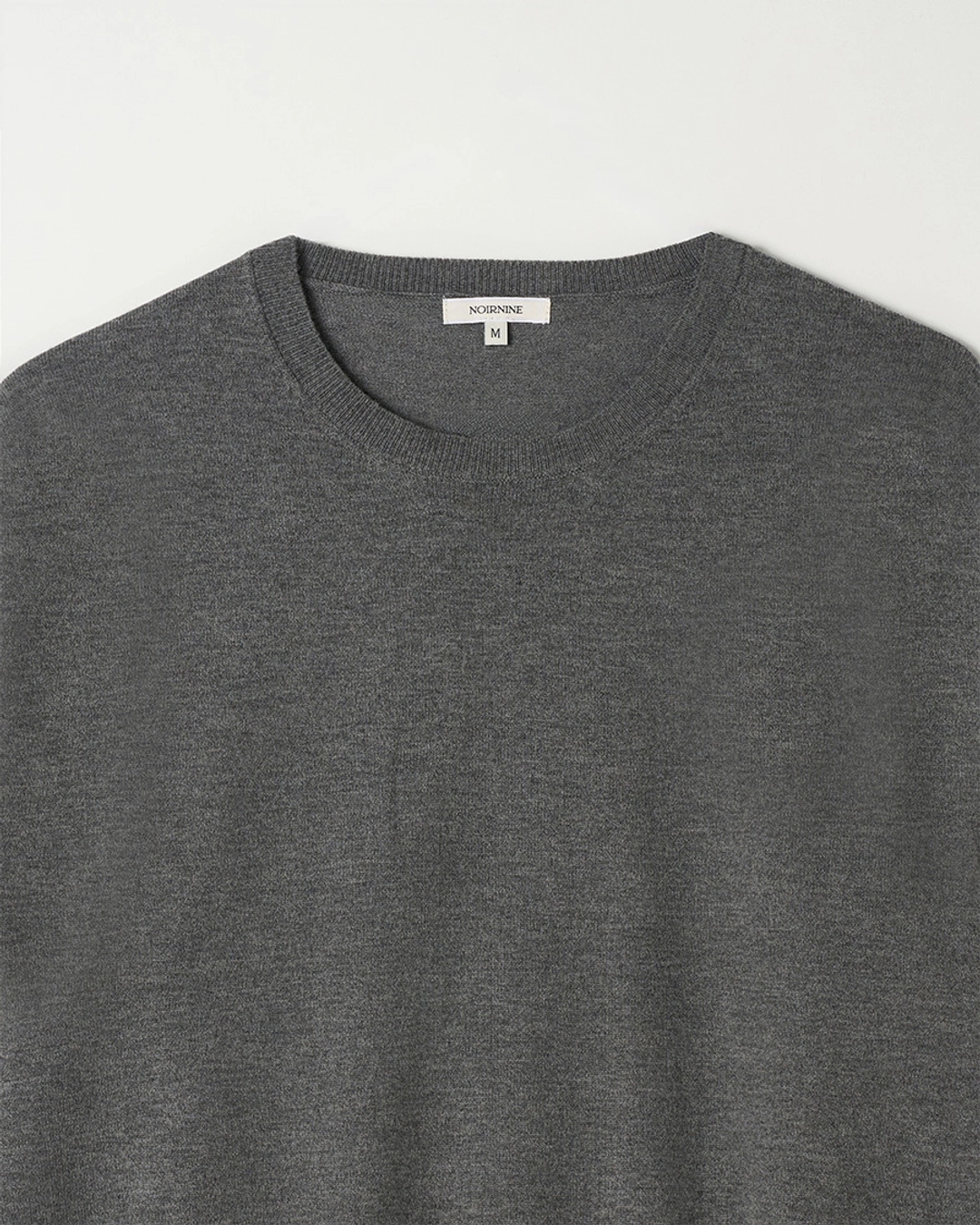 누아르나인 Classic Round Knit [GREY] 상품 이미지 2