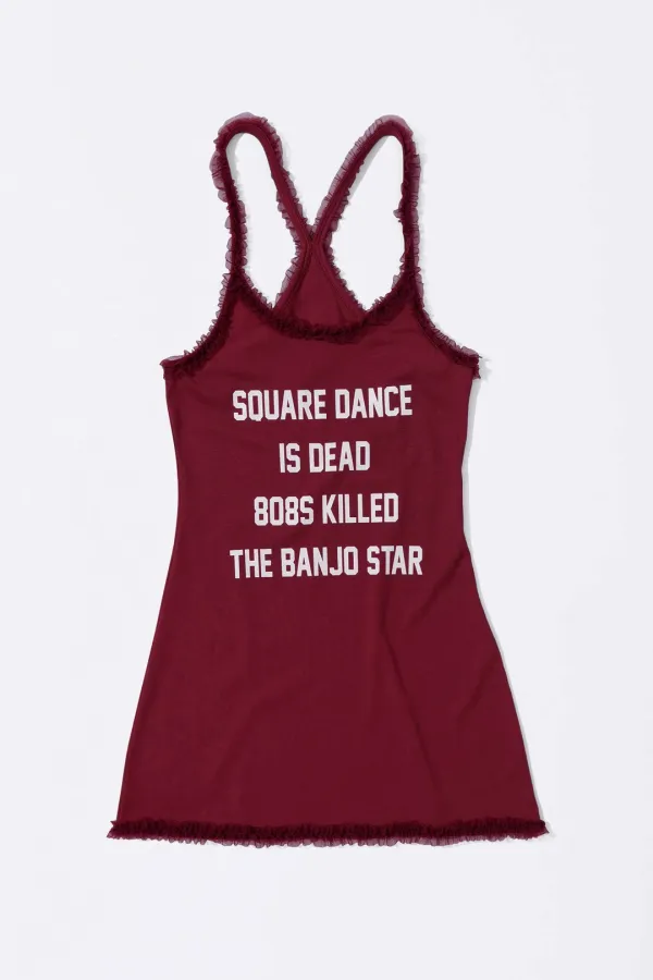 Acid Farm Mini Dress Red