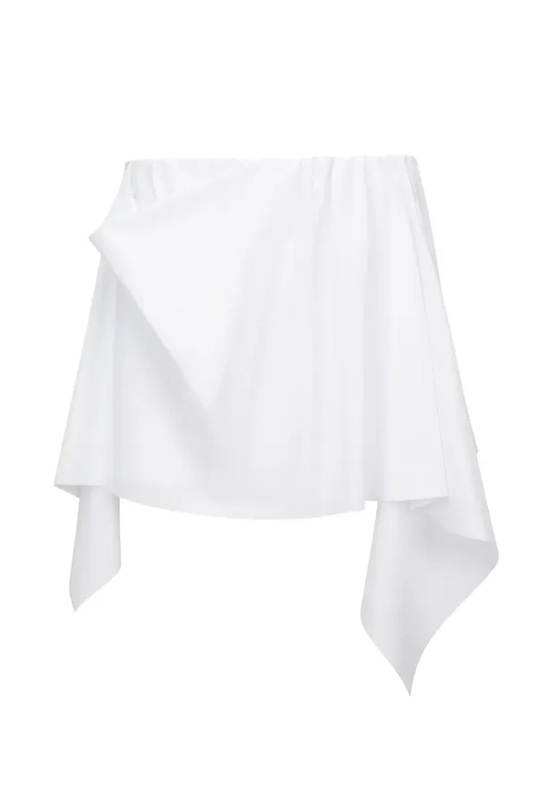 FLOW DRAPING SHORTS IVORY