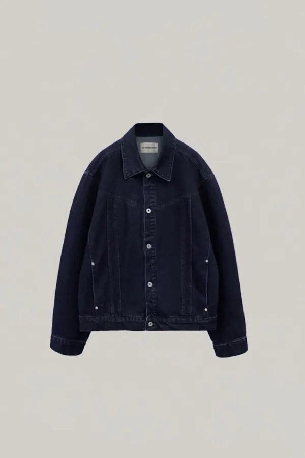 Oversize Denim Trucker Jacket (deep sea)